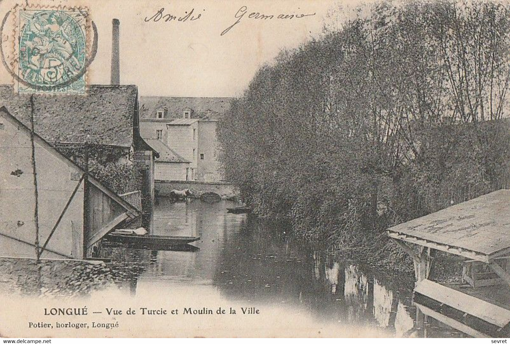 LONGUE. - Vue De Turcie Et Moulin De La Ville - Otros & Sin Clasificación