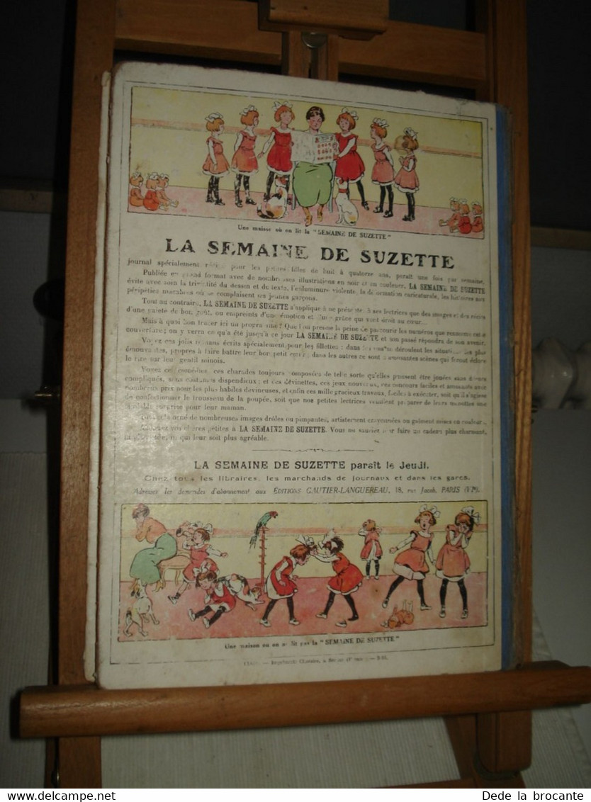 C24 / Reliure éditeur  " La Semaine De Suzette " 32 èm Année 1 Er Semestre  1936 - La Semaine De Suzette