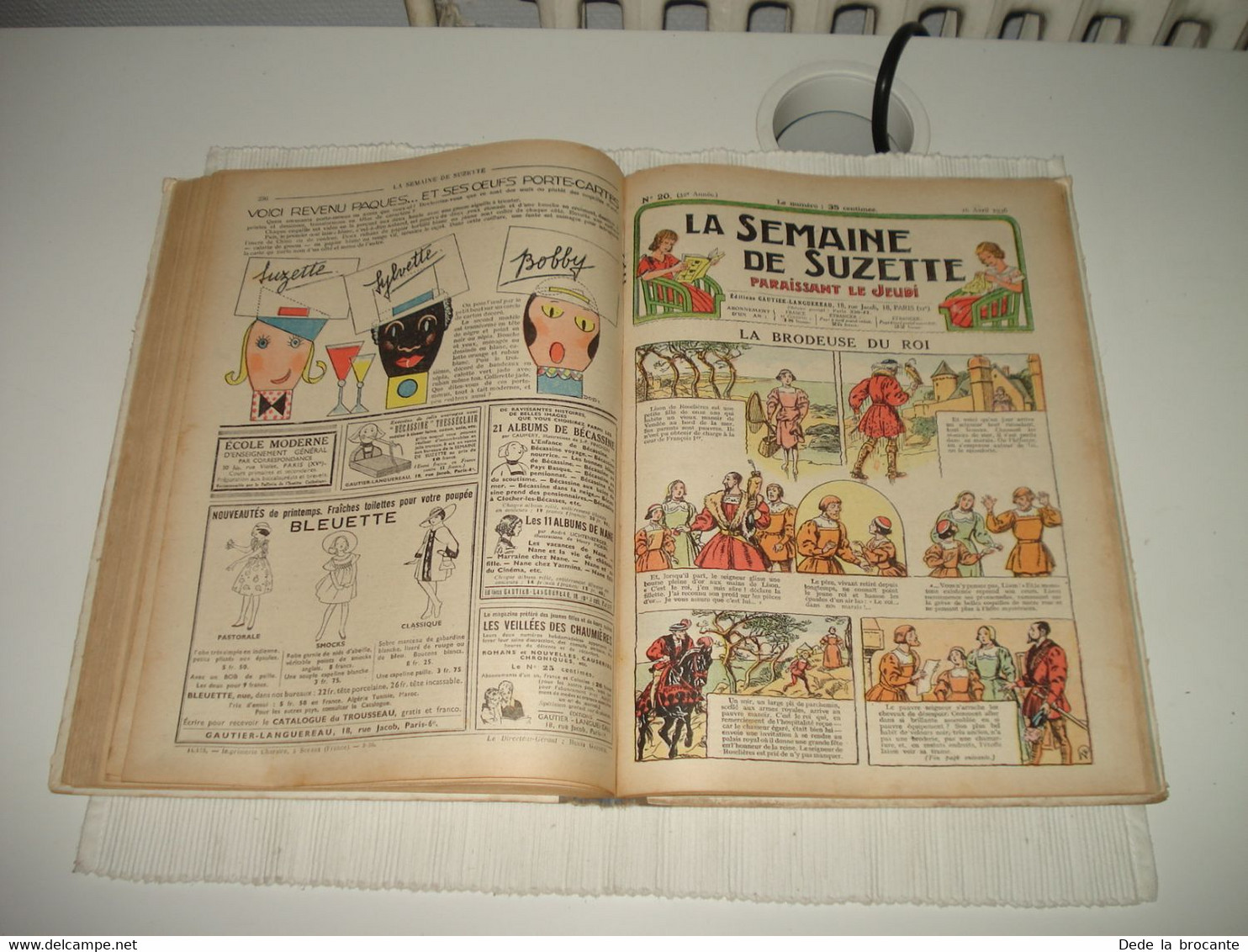 C24 / Reliure éditeur  " La semaine de Suzette " 32 èm année 1 er semestre  1936