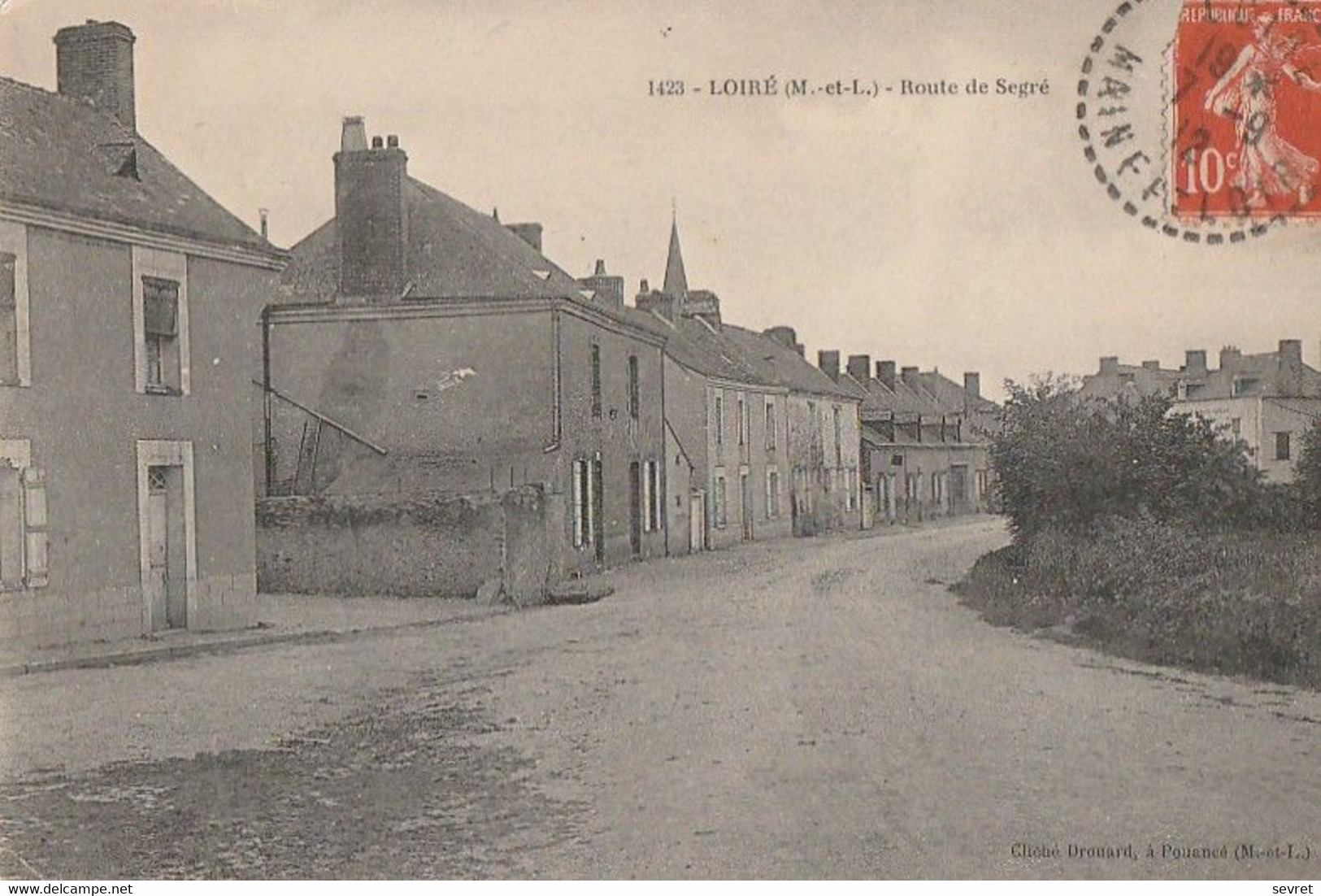 LOIRE. - Route De Segré. Carte Pas Courante - Autres & Non Classés