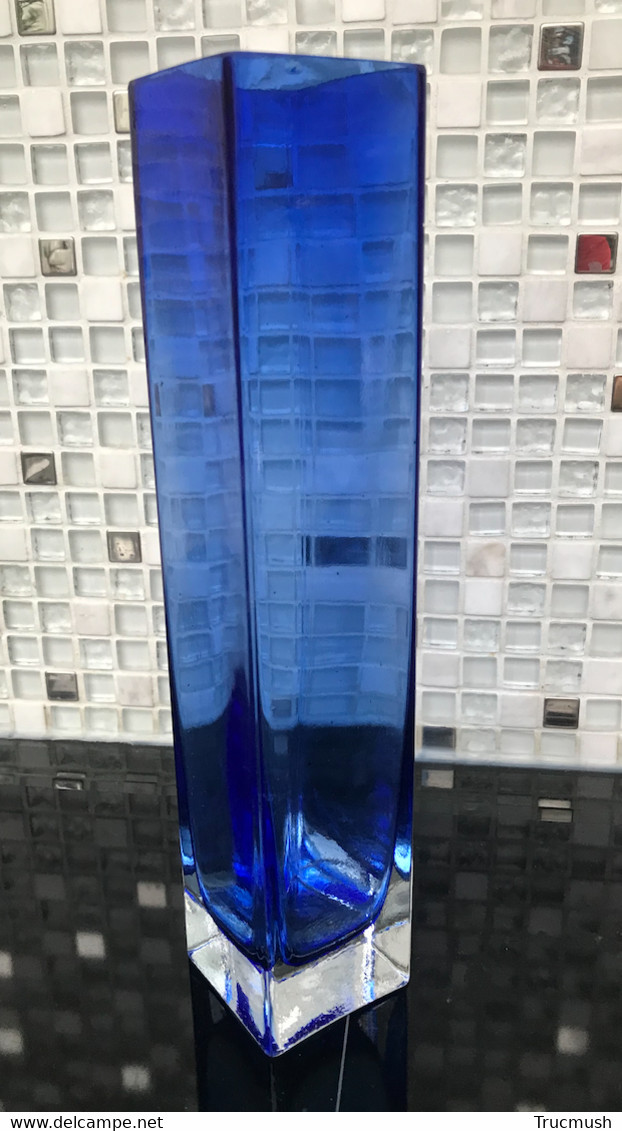 Vase Soliflore "Ikea" Bleu - Hauteur 25 Cm - Vazen