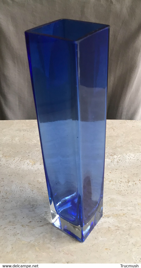 Vase Soliflore "Ikea" Bleu - Hauteur 25 Cm - Vazen