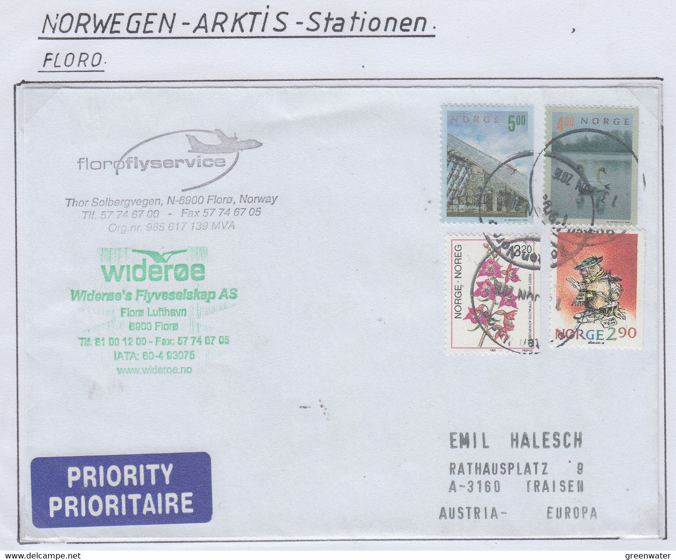 Norway Floro Cover Ca Posten Norge JUN 2016 (NI181) - Lettres & Documents