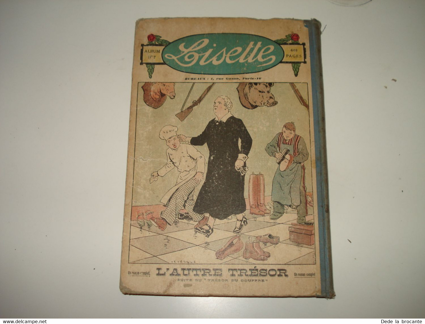 C24 / Reliure Avant Guerre N° 7 De " Lisette " Du N°27 De 1930  Au N°2 De 1931 - Lisette