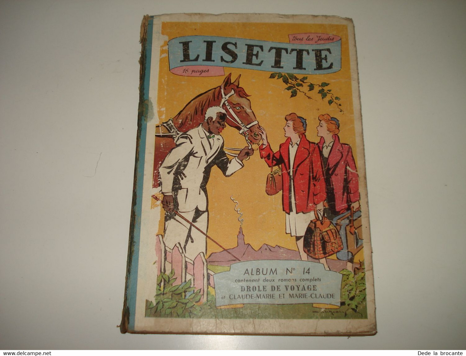 C24 / Reliure Après Guerre  N°14 De " Lisette " Du N°28 Au N° 53 De 1950 - Lisette