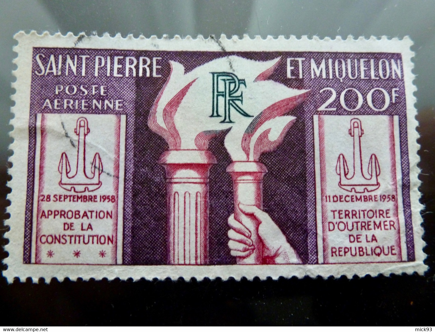 St Pierre & Miquelon PA 26 Obl - Oblitérés