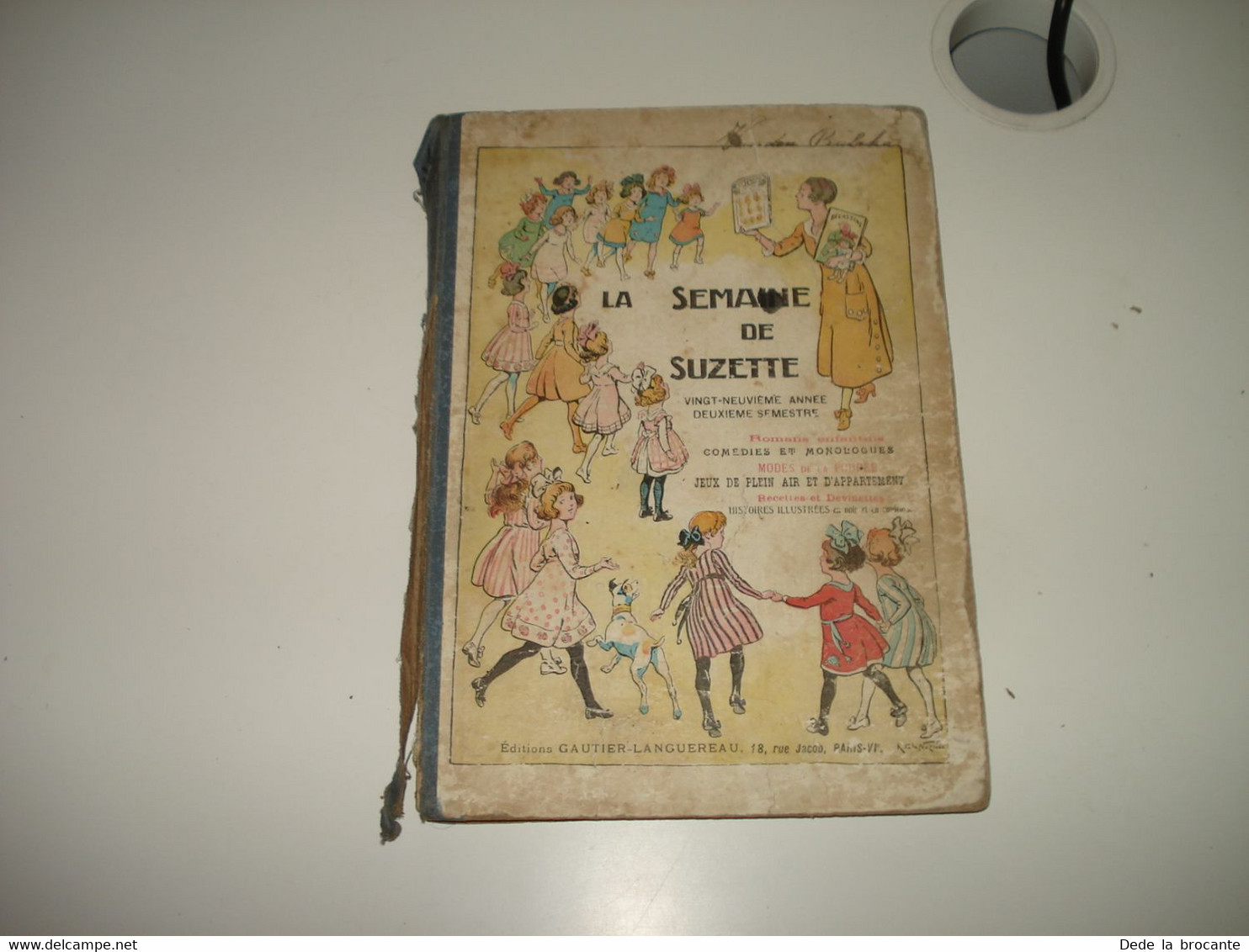 C24 / Reliure éditeur  " La Semaine De Suzette " 29 èm Année 2 èm Semestre  1933 - La Semaine De Suzette