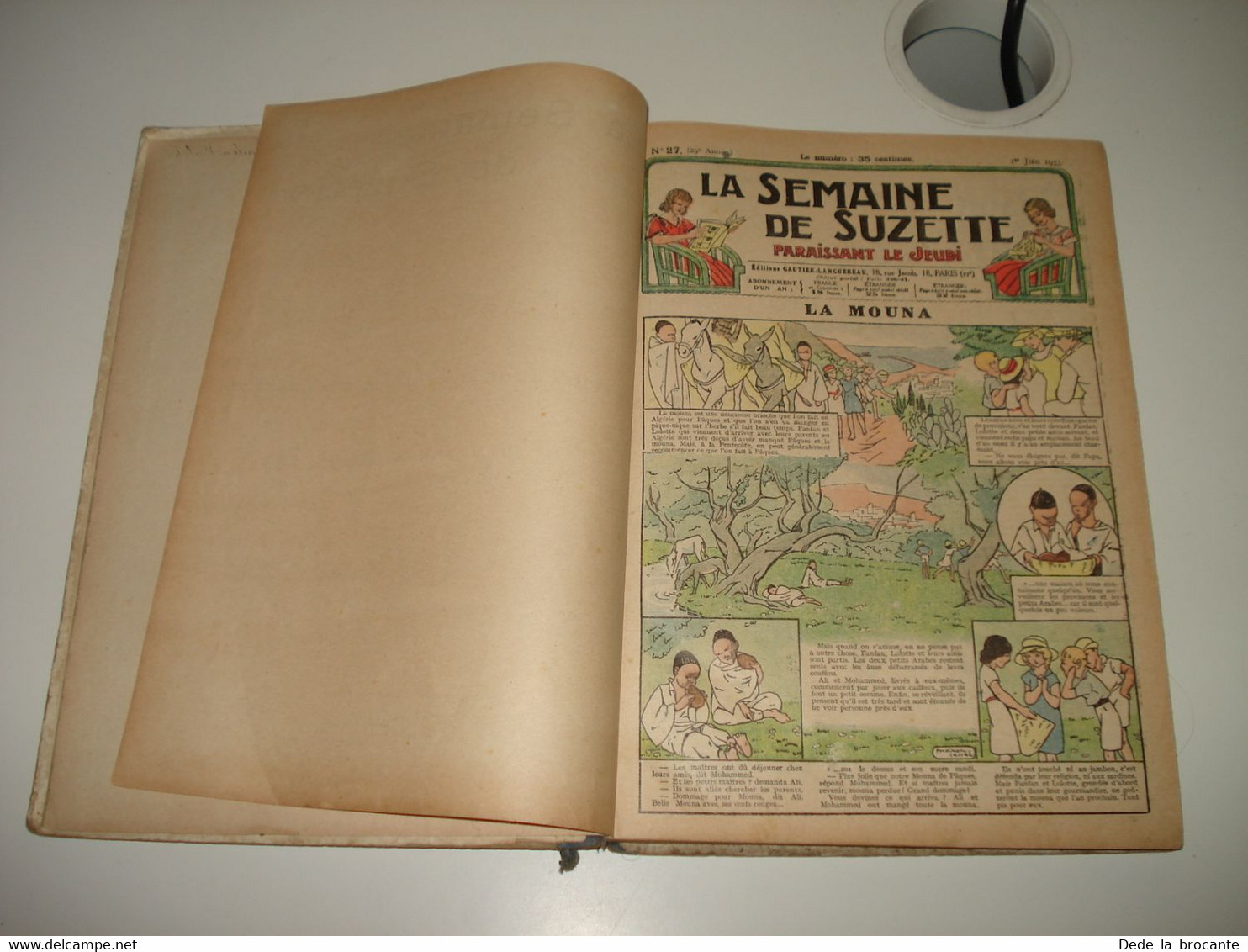 C24 / Reliure éditeur  " La semaine de Suzette " 29 èm année 2 èm semestre  1933