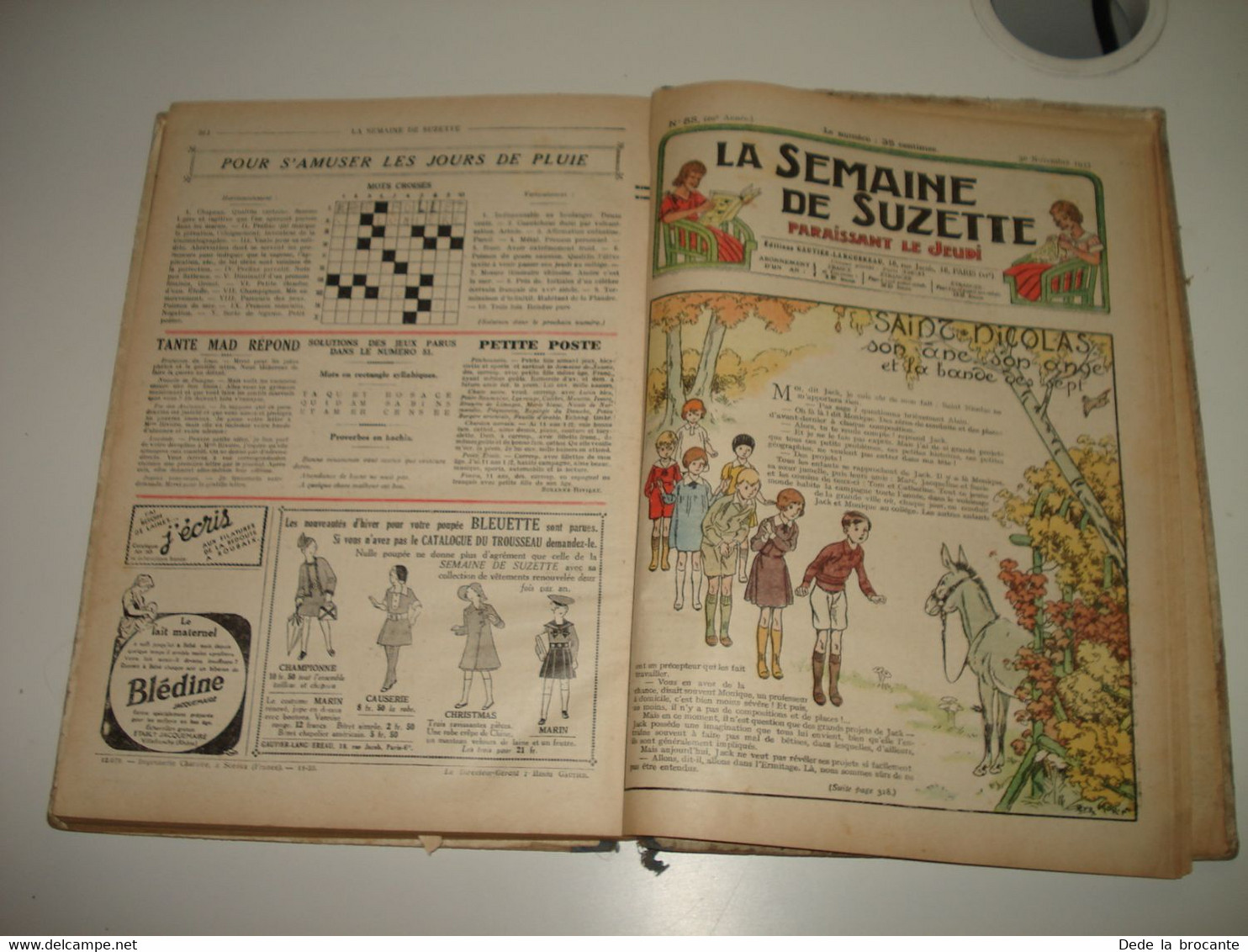 C24 / Reliure éditeur  " La semaine de Suzette " 29 èm année 2 èm semestre  1933