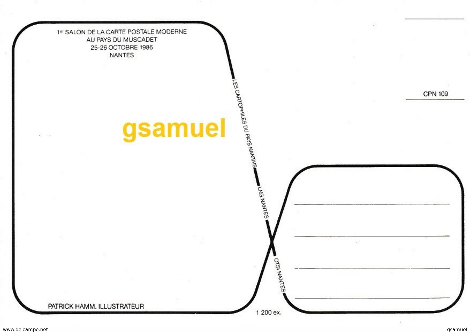 Illustrateur Patrick HAMM - Au Pays Du Muscadet (1200 Ex). - Hamm