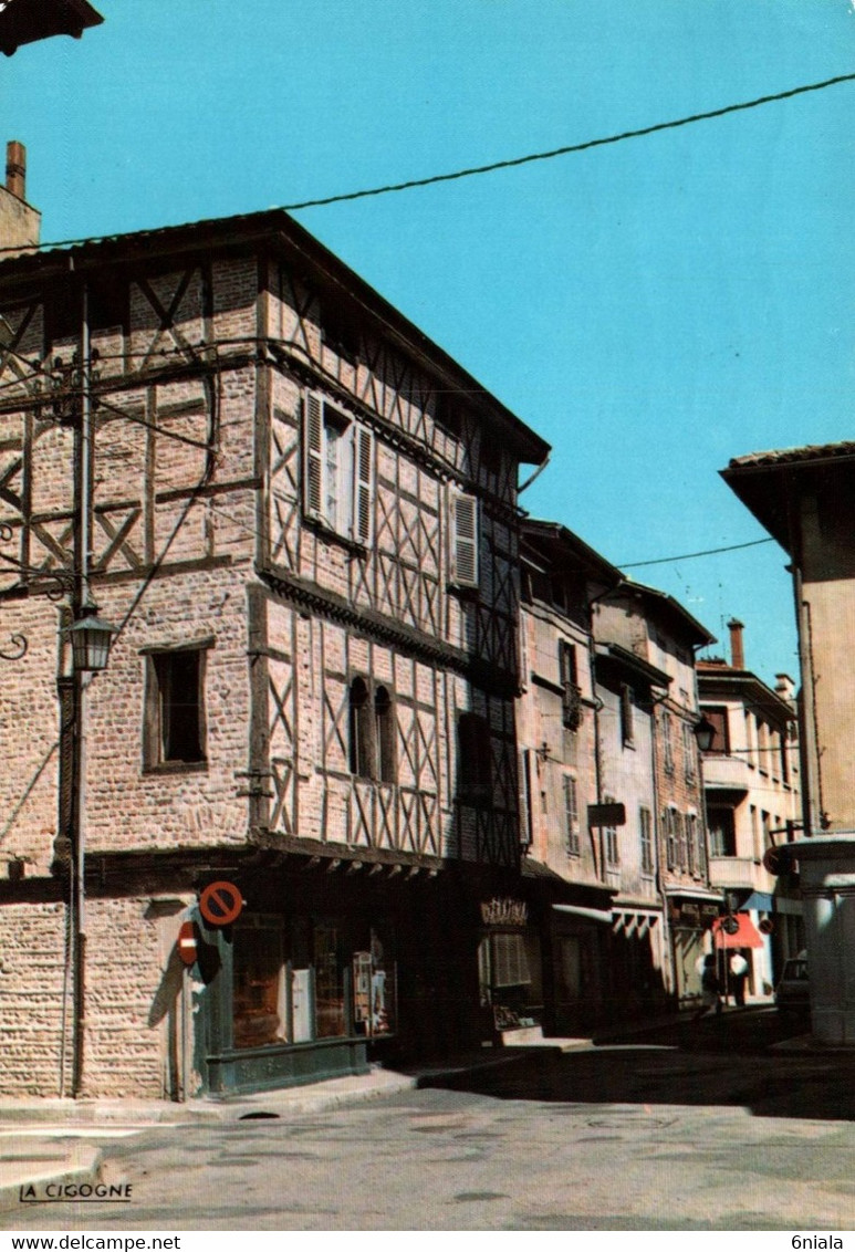 CHATILLON Sur CHALARONNE Vieille Maison à Colombages      (Recto-verso) 01 - Châtillon-sur-Chalaronne