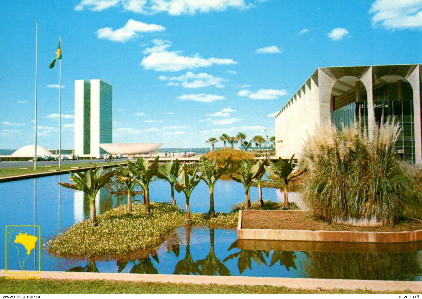 BRASIL - BRASÍLIA - Lago Do Palácio Do Itamarati - Brasilia