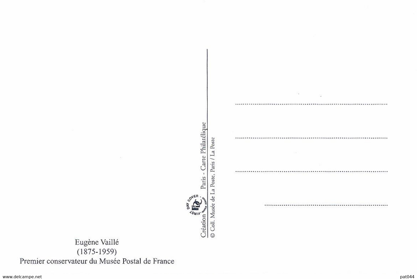 Carte Postale 1er Jour, Eugène Vaillé, 2009 (yt 4391) - Other & Unclassified