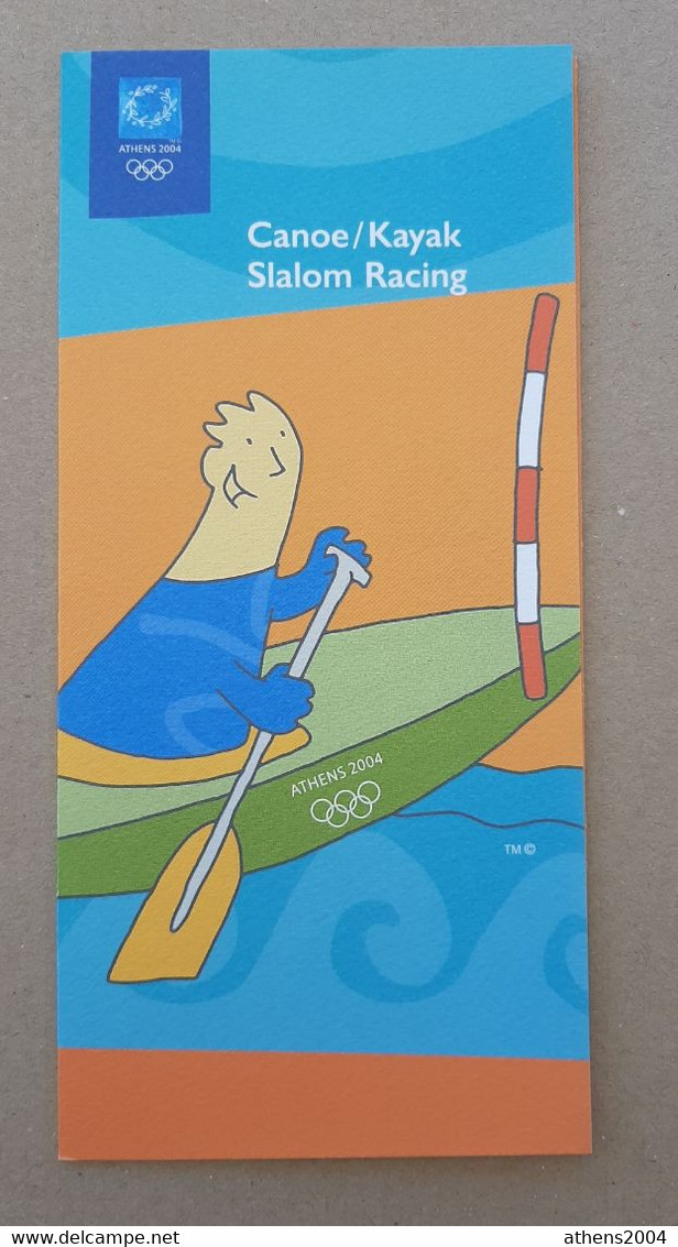 Athens 2004 Olympic Games, Full Set Of 35 Sports Leaflets With Mascots. ENGLISH Version - Apparel, Souvenirs & Other