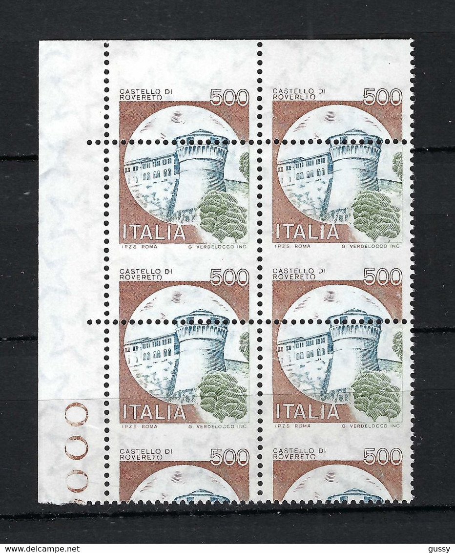 ITALIE 1980: Bloc De 4 CDF Du ZNr.1730 Neufs**, Var. "superbe PAC" R - 1971-80:  Nuovi