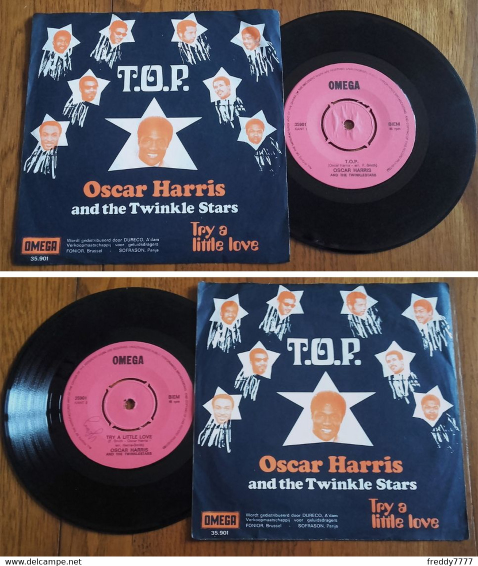 RARE Dutch SP 45t RPM (7") OSCAR HARRIS And The TWINKLE STARS (1969) - Soul - R&B