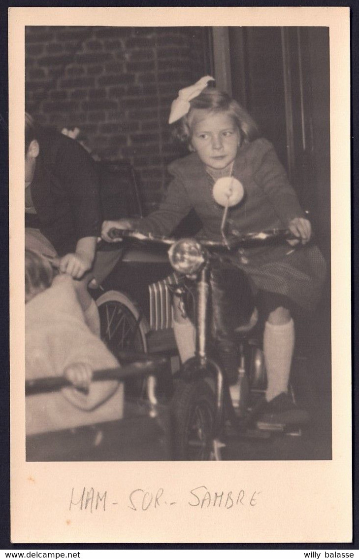 +++ Photo Carte - HAM SUR SAMBRE - Enfant Sur Carrousel - +- 1950  // - Jemeppe-sur-Sambre