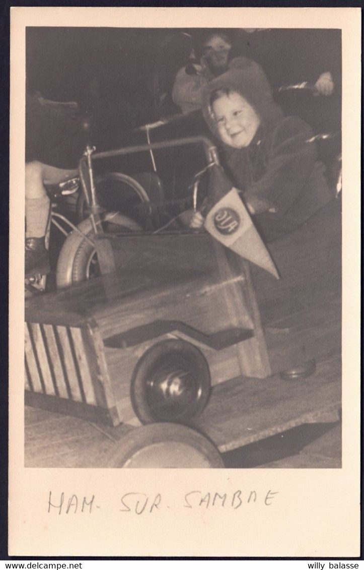 +++ Photo Carte - HAM SUR SAMBRE - Enfant Sur Carrousel - +- 1950  // - Jemeppe-sur-Sambre