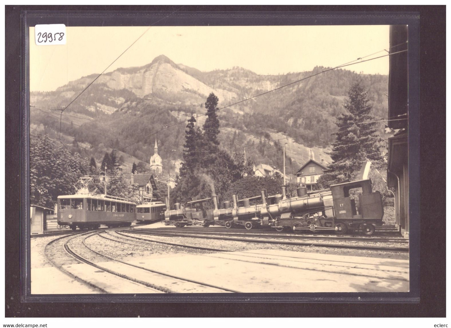 FORMAT 10x15cm - RB - RIGI BAHN - REPRO ANNEES 70 - LEUTWILER VERLAG - TRAIN - BAHN - TB - Wiler Bei Utzenstorf