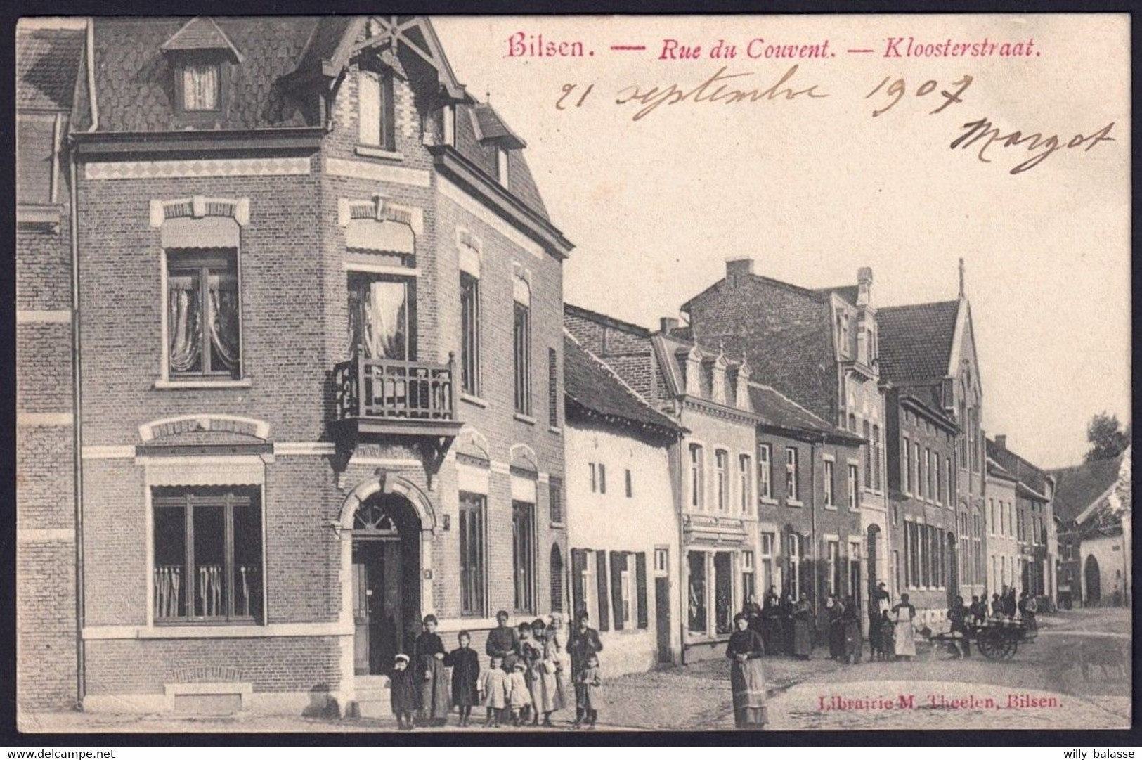 +++ CPA - BILZEN - BILSEN - Rue Du Couvent - Kloosterstraat - Carte Animée  // - Bilzen