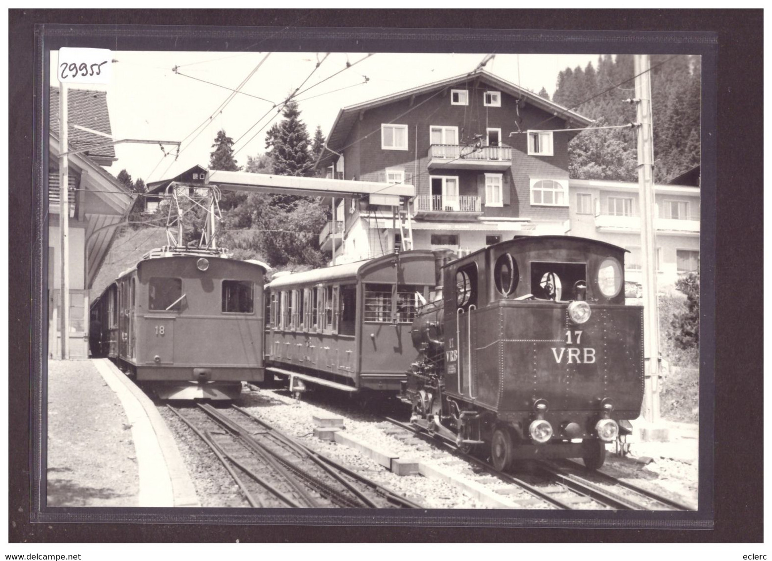 FORMAT 10x15cm - RB - RIGI BAHN - REPRO ANNEES 70 - LEUTWILER VERLAG - TRAIN - BAHN - TB - Wiler Bei Utzenstorf