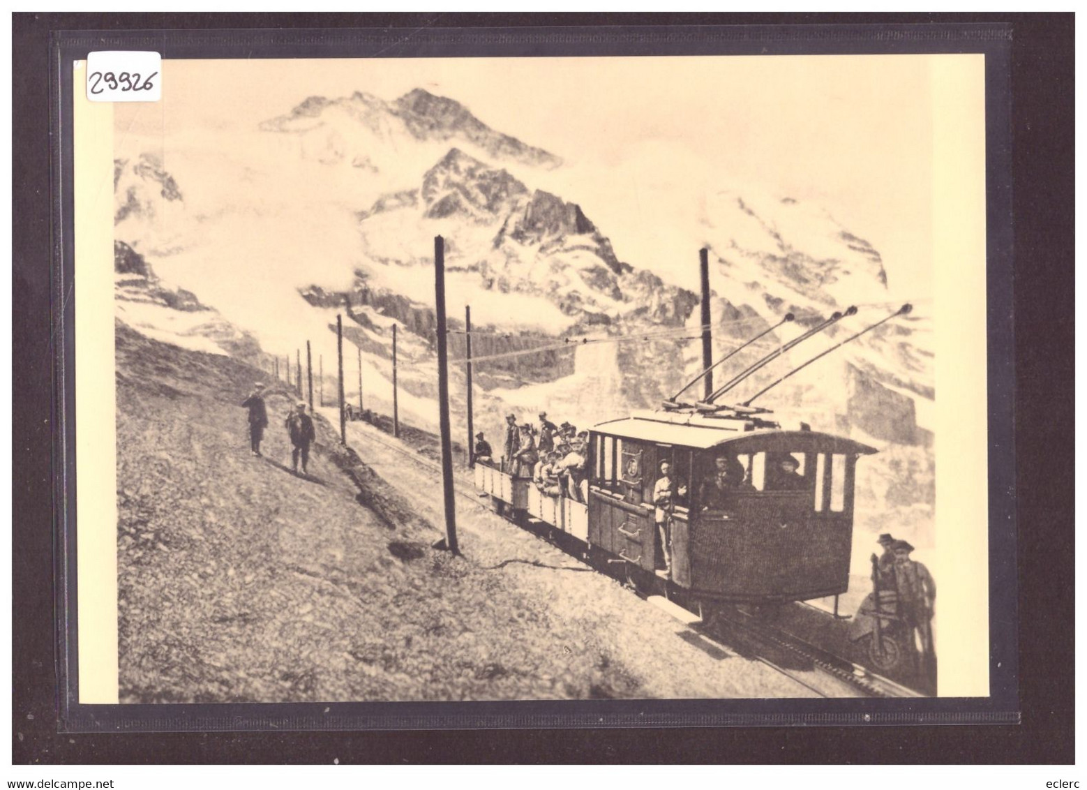 FORMAT 10x15cm - JUNGFRAU BAHN - REPRO ANNEES 70 - LEUTWILER VERLAG - TRAIN - BAHN - TB - Wiler Bei Utzenstorf