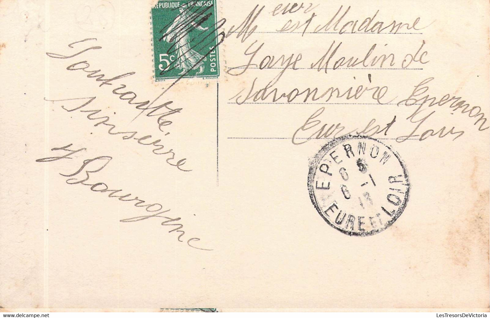 CPA - France - Amitiés De Saint Léger Des Aubées - Oblitérée Epernon Eure Et Loire - 1913 - Epernon