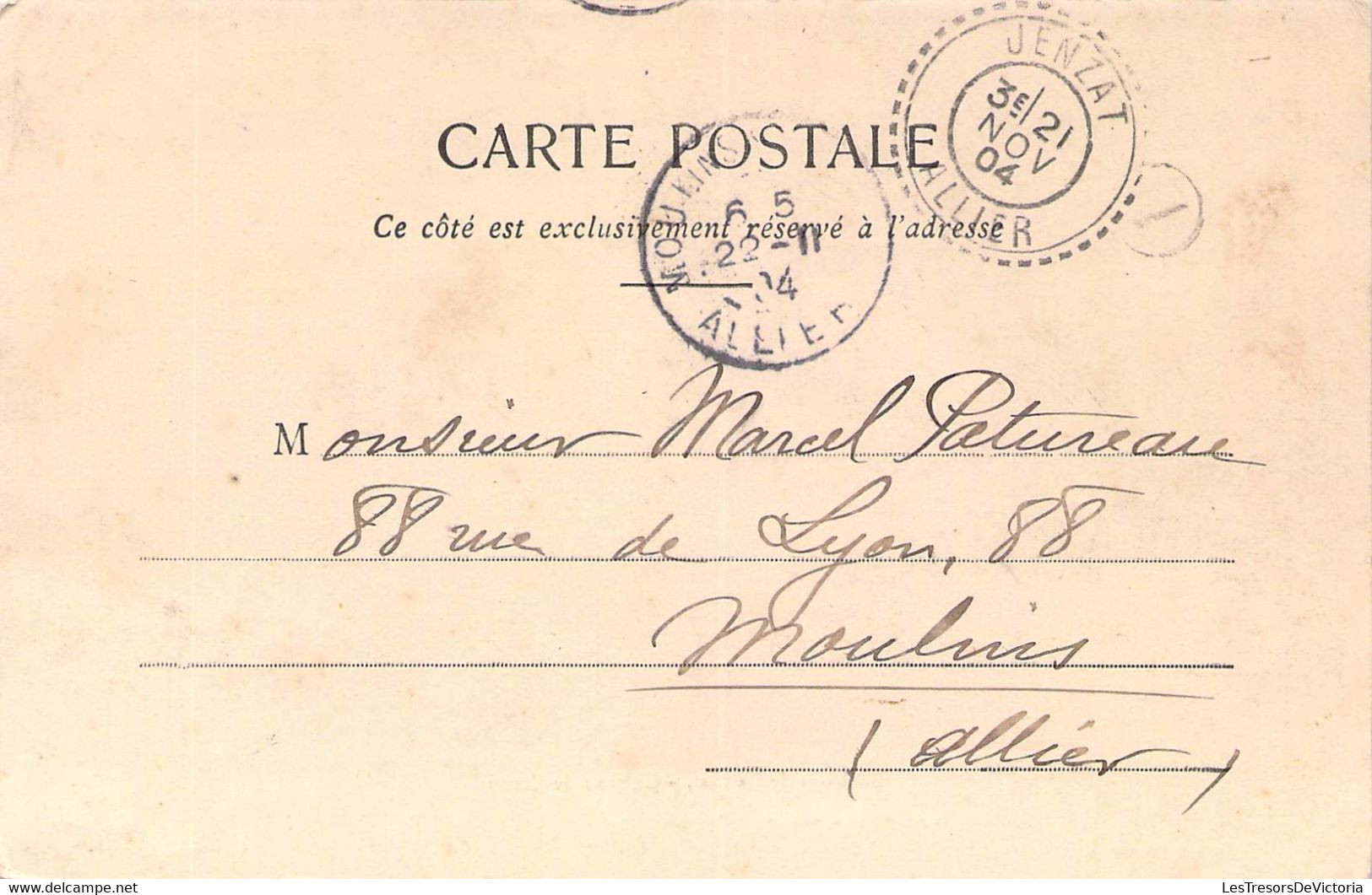 CPA - France - Environs De Gannat - Château De Ceron - Oblitérée Allier 1904 - Cheval - Animé - Dos Non Divisé - Autres & Non Classés