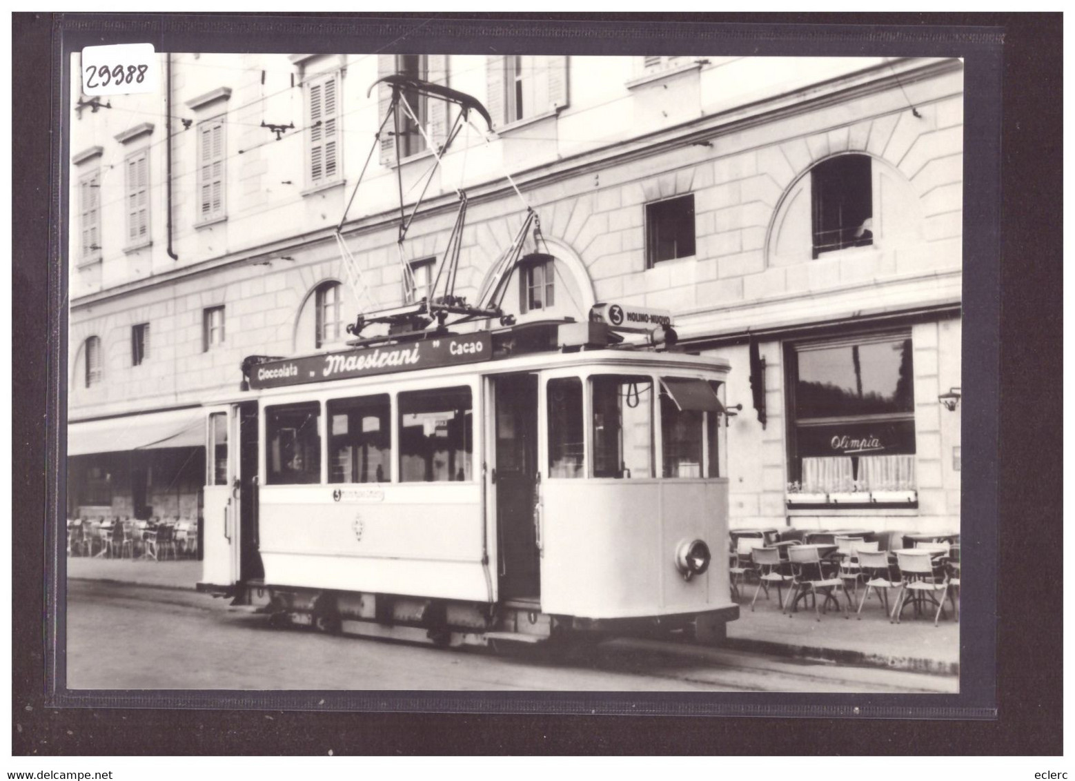 FORMAT 10x15cm - LUGANO TRAMWAY - REPRO ANNEES 70 - LEUTWILER VERLAG - TRAIN - BAHN - TB - Wiler Bei Utzenstorf