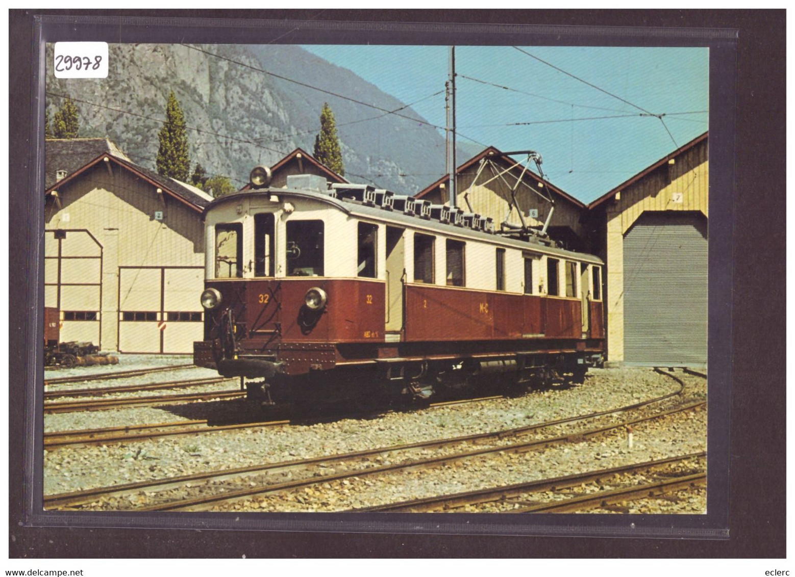 FORMAT 10x15cm - CHEMIN DE FER MARTIGNY CHATELARD - CARTE MODERNE - LEUTWILER VERLAG - TRAIN - BAHN - TB - Wiler Bei Utzenstorf