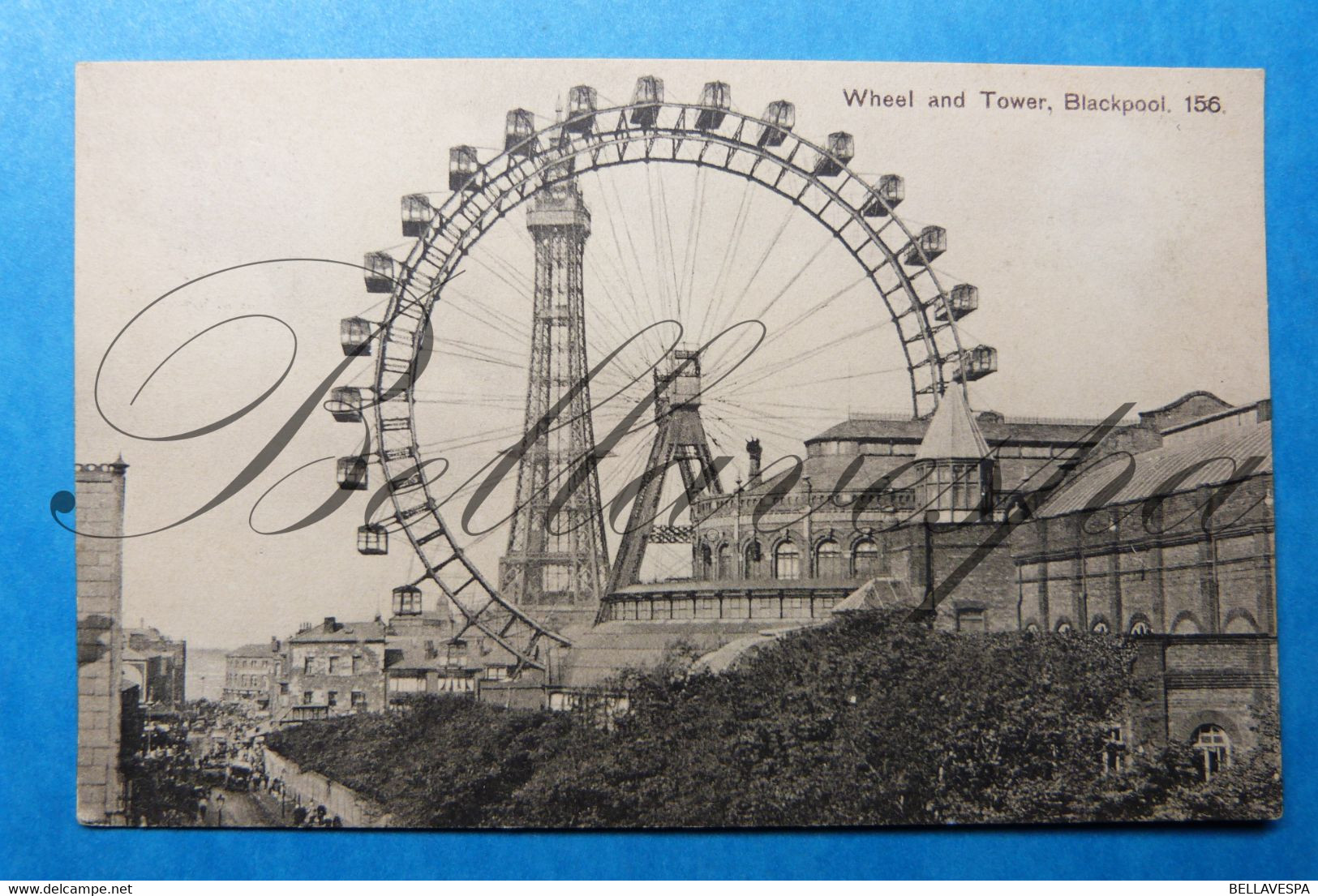 Blackpool Wheel And Tower  156-1925 - Autres & Non Classés