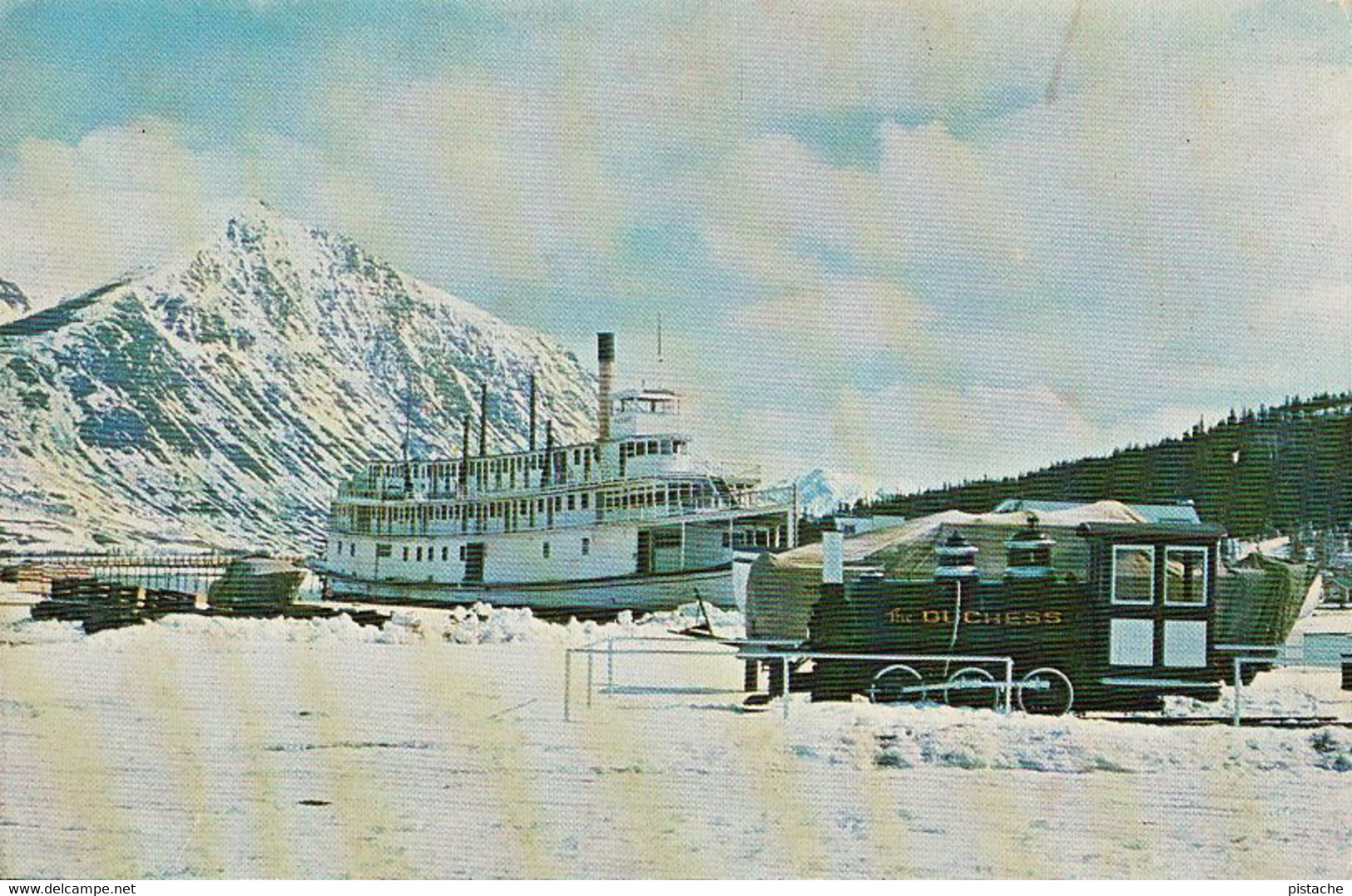 2033 – Yukon Canada – Carcross In Winter – Boat Ice – 2 Scans - Yukon