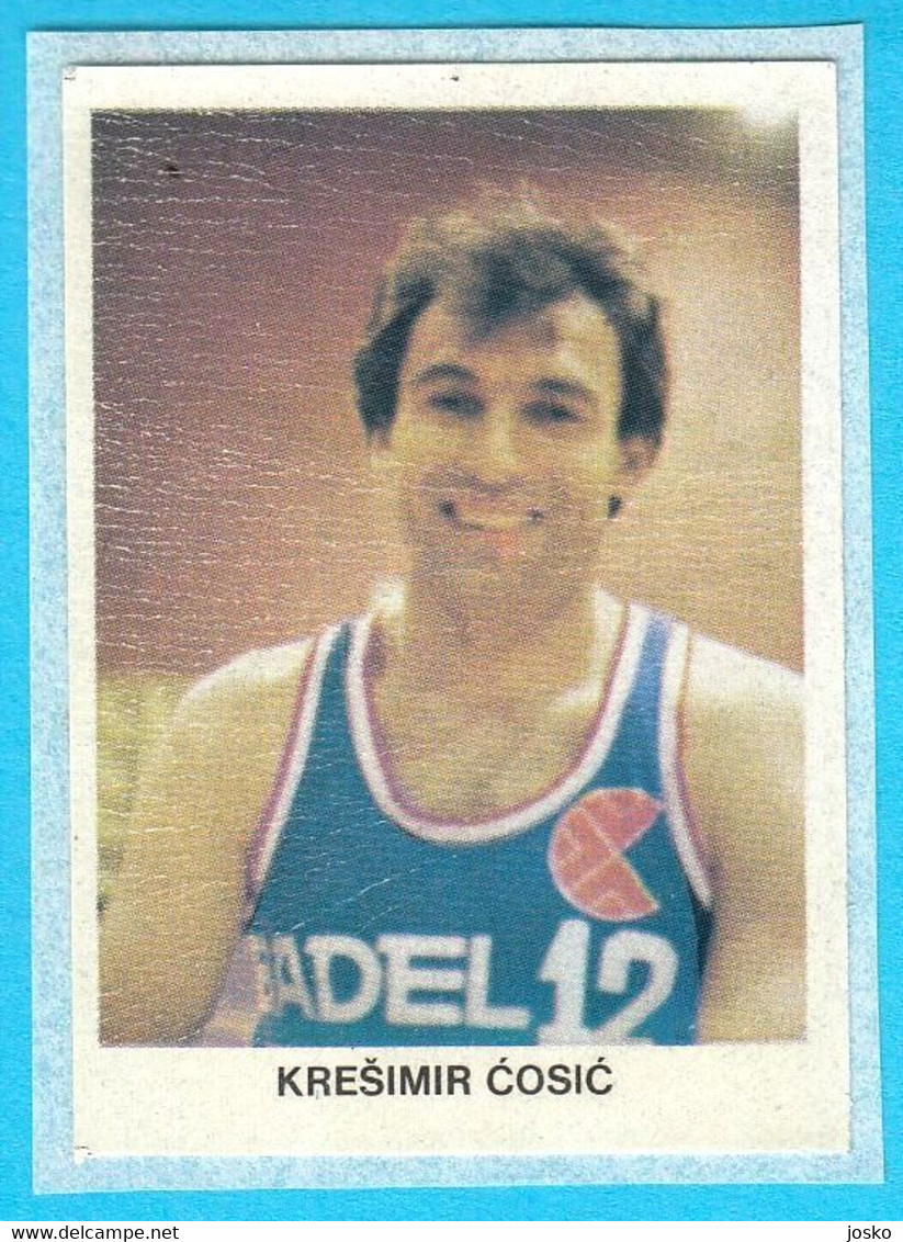 KRESIMIR COSIC - Yugoslav Old Basketball Card * MISSING BACK * Basketball Basket-ball Pallacanestro Baloncesto - Autres & Non Classés