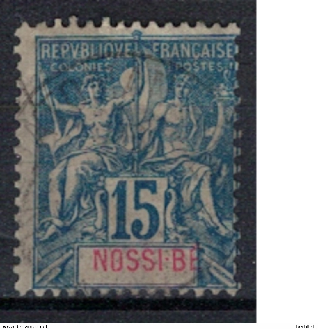 NOSSI-BE             N°     YVERT 32  (1) OBLITERE       ( Ob  10/15 ) - Used Stamps