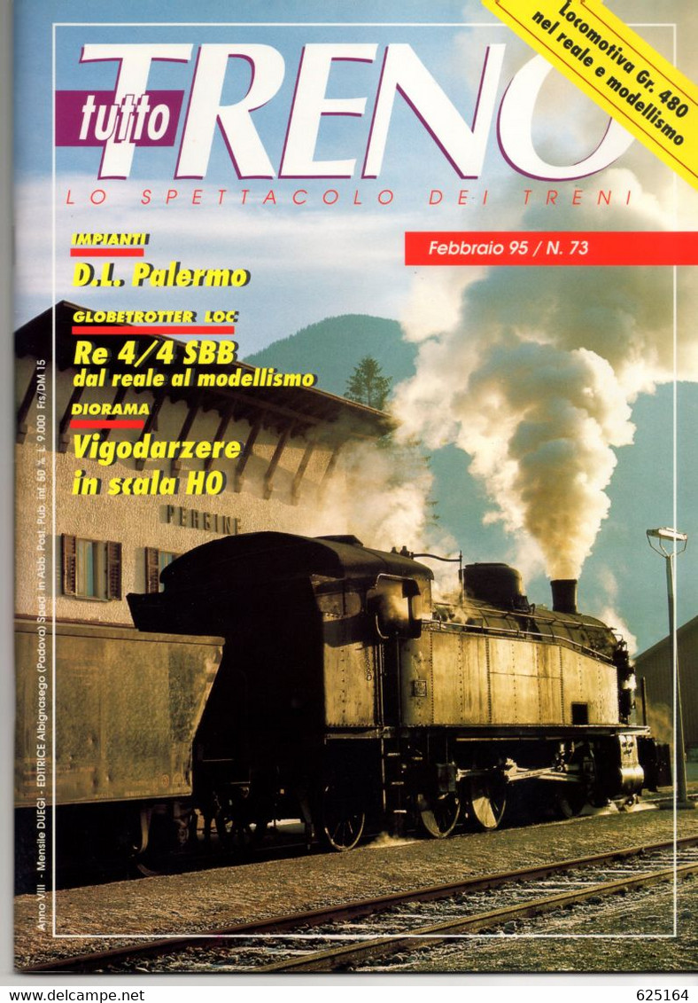 Magazine TUTTO TRENO No 73 Febbraio 1995 - En Italien - Sin Clasificación