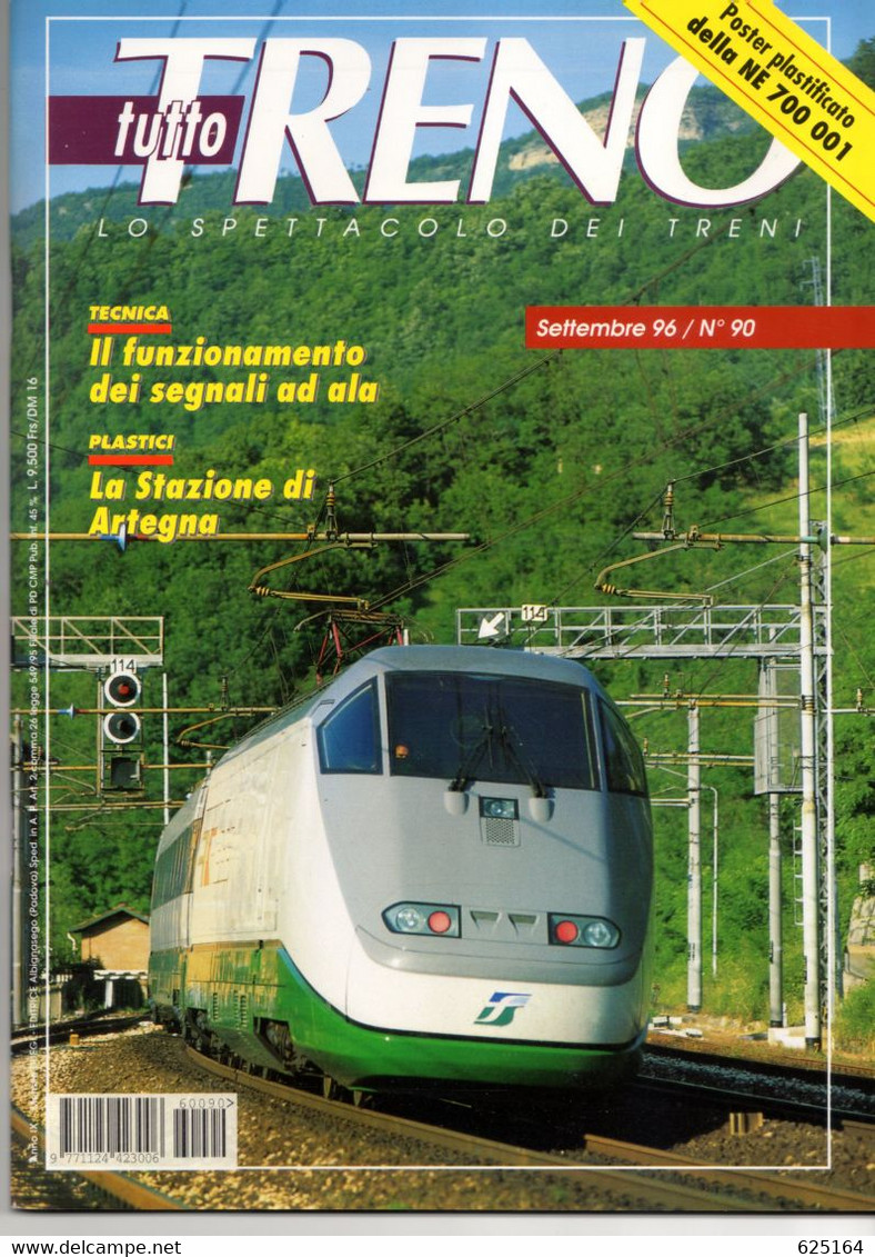 Magazine TUTTO TRENO No 90 Settembre 1996   - En Italien - Ohne Zuordnung