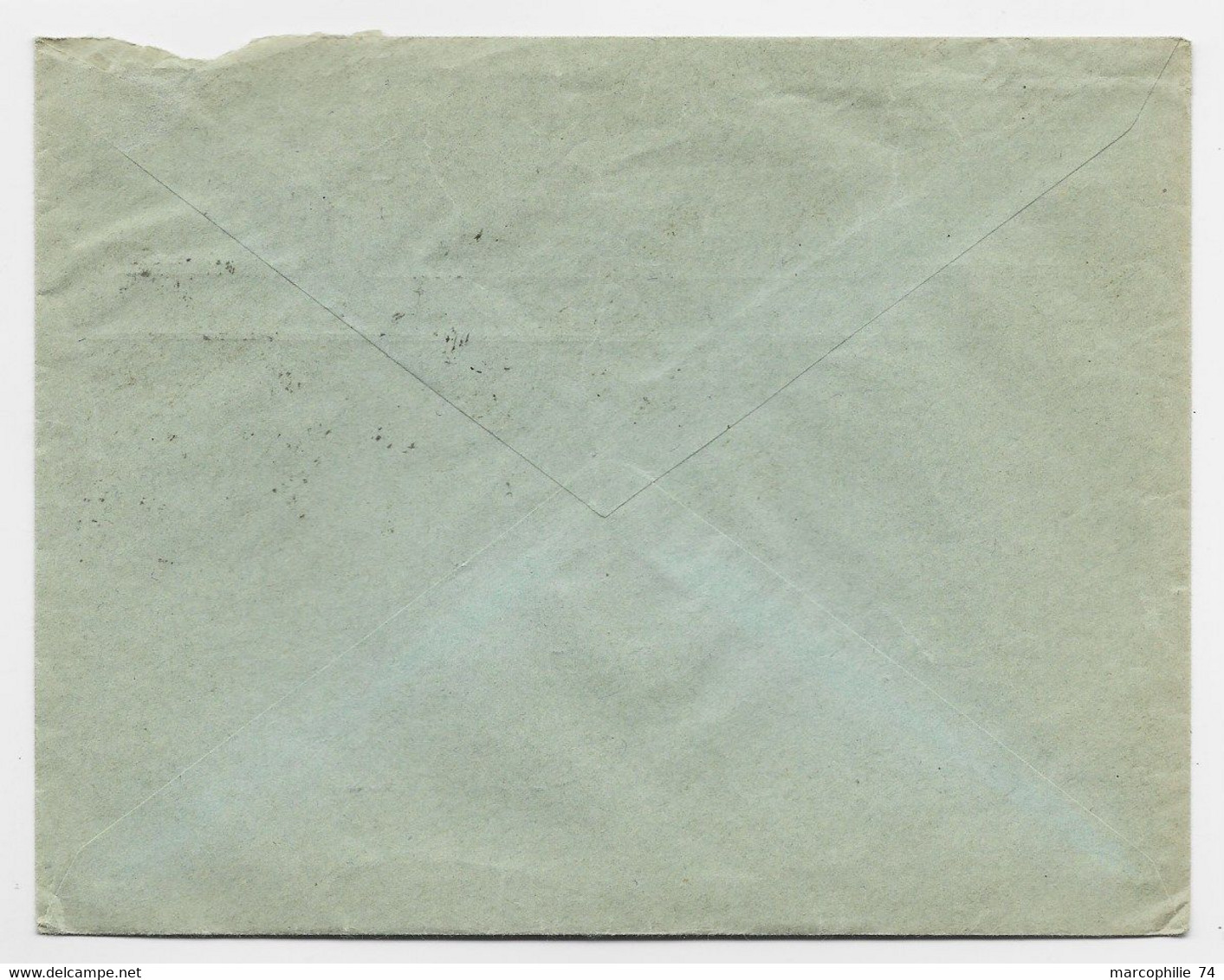 MONACO  50C VIOLET LETTRE COVER ENTETE AGENCE COMMERCIALE ASSURANCE IMMOBILIERE MONACO 1934 TO NICE - Briefe U. Dokumente