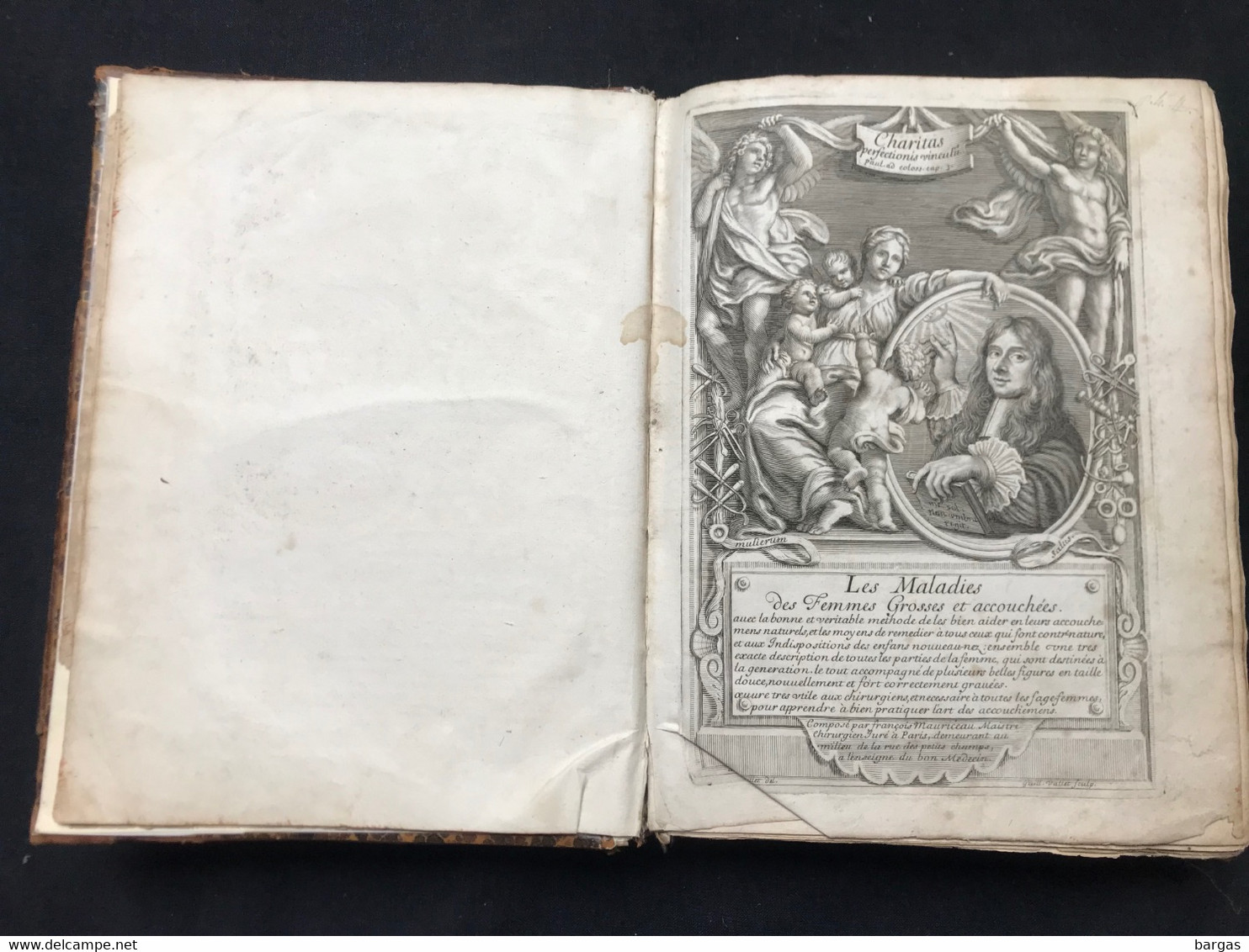 1675 - médecine - traité des maladies des femmes grosses - accouchement gynécologie