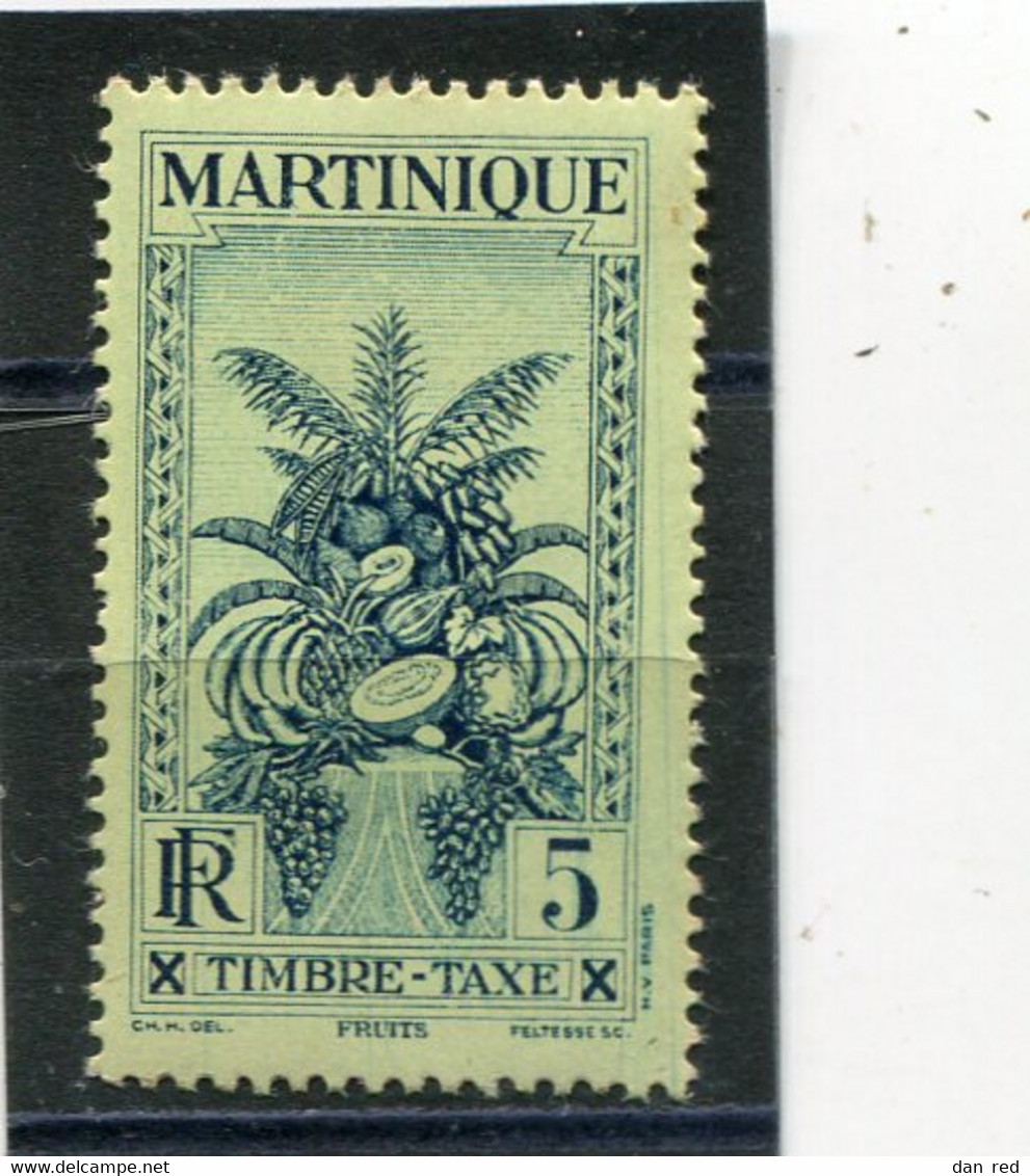 MARTINIQUE   N°  12 *  (Taxe)  (Y&T)  (Gomme Détérioré) - Postage Due