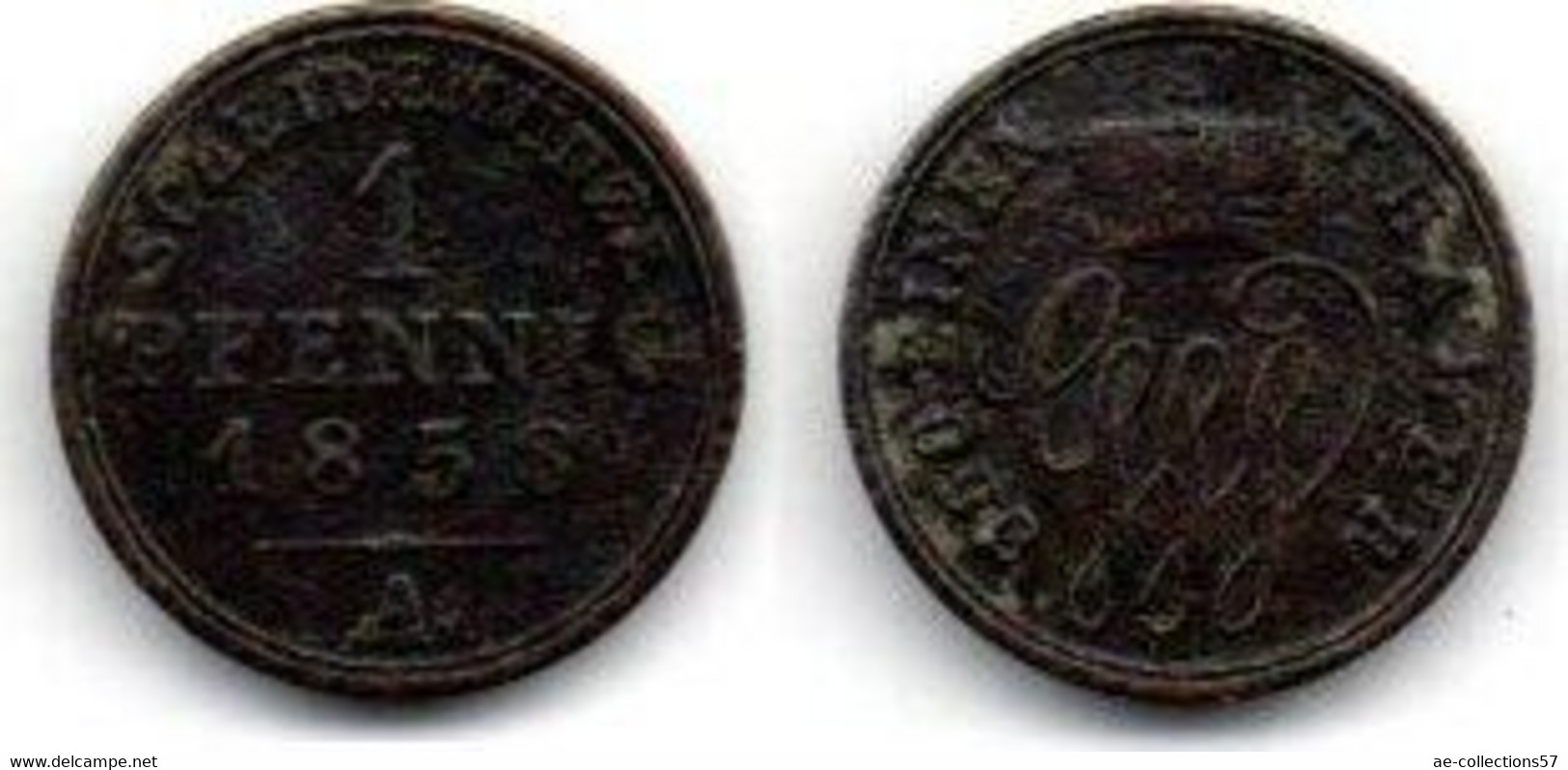 Schaumburg - Lippe 1 Pfennig 1878 A TTB - Monedas Pequeñas & Otras Subdivisiones