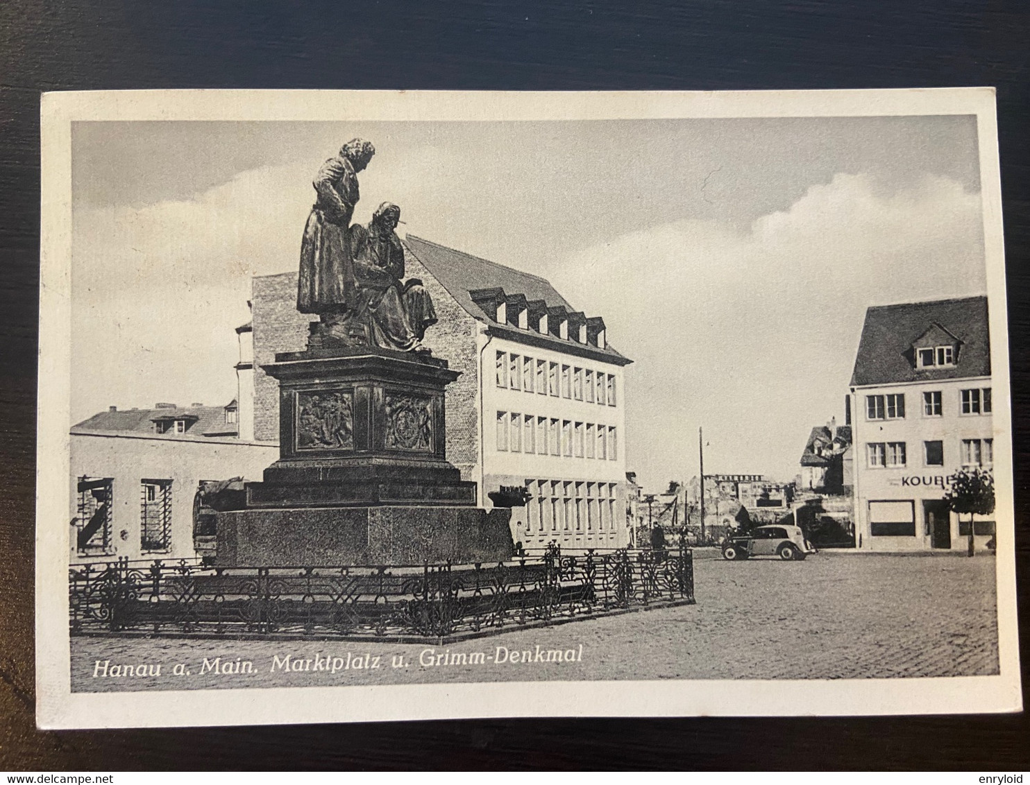 Hanau A Main Marktplatz U. Grimm Denkmal 1952 - Main - Kinzig Kreis