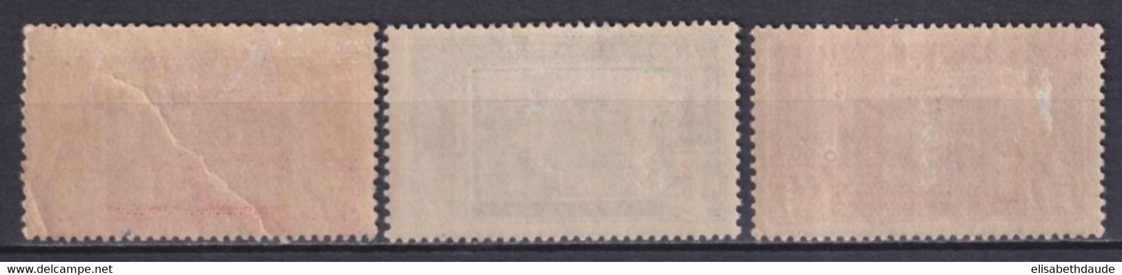 1930 - COTE D'IVOIRE - YVERT N° 82/83 * MLH SUP ! + 81(ADHERENCE + LEGER PLI DE GOMME) * MH - COTE = 63 EUR. - Unused Stamps