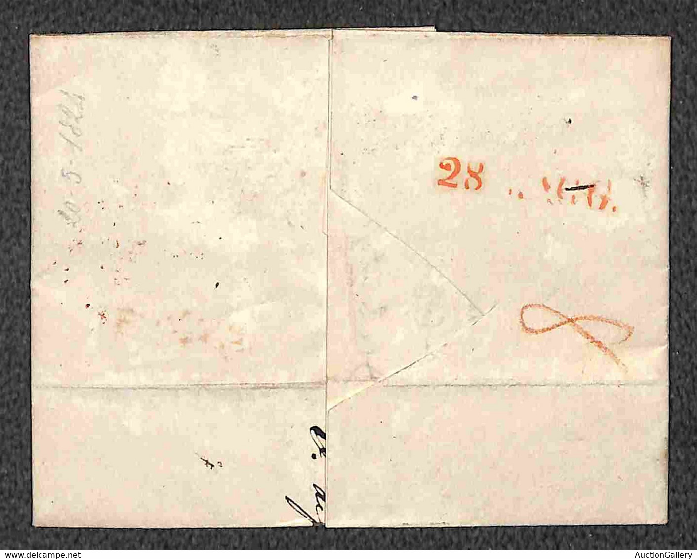 SVIZZERA - Lettera Da St. Gallen A Torino Del 21.5.1824 Via Milano E Novara - Tassata - Other & Unclassified