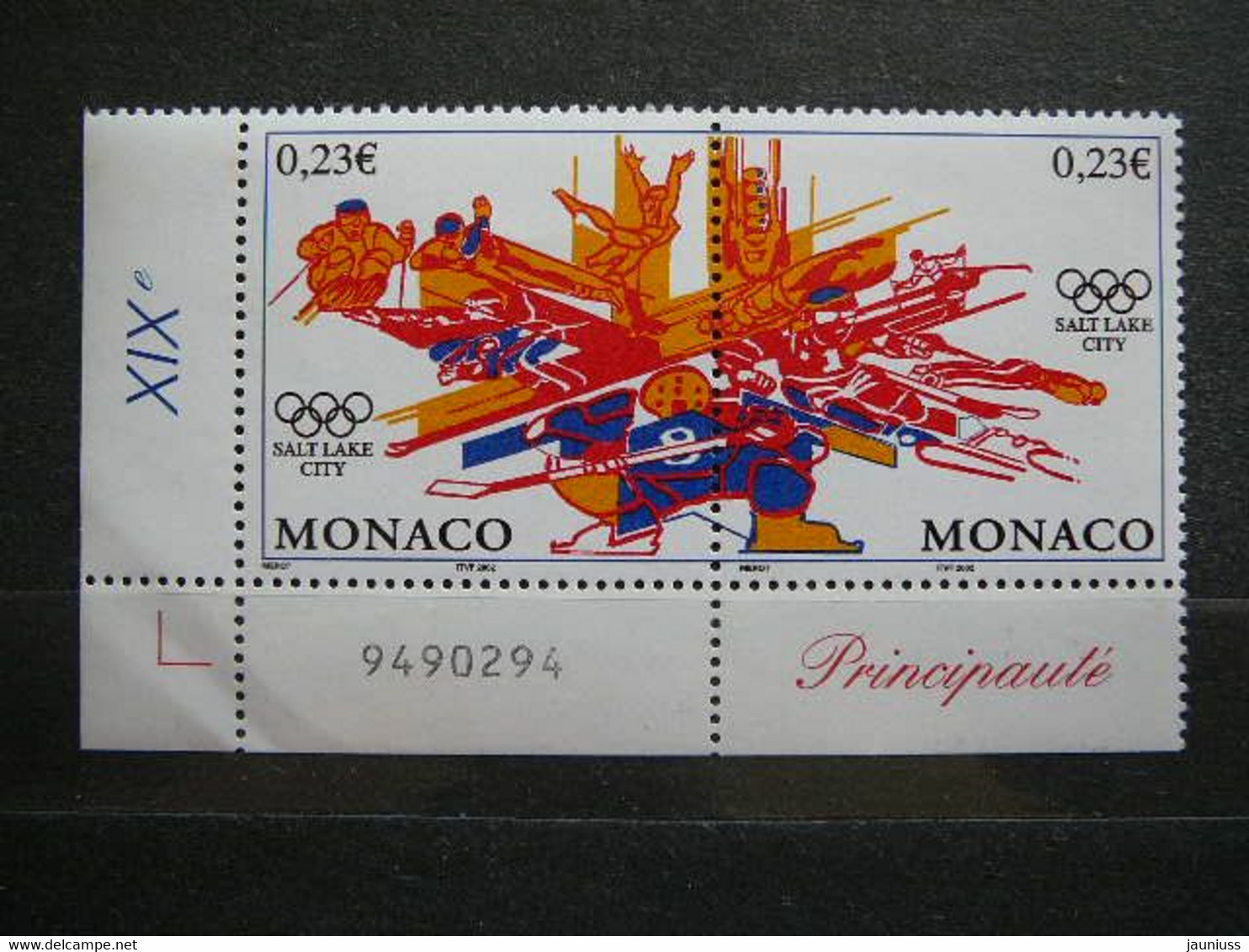 Olympic Games # Monaco 2002 MNH # Winter 2002: Salt Lake City - Invierno 2002: Salt Lake City