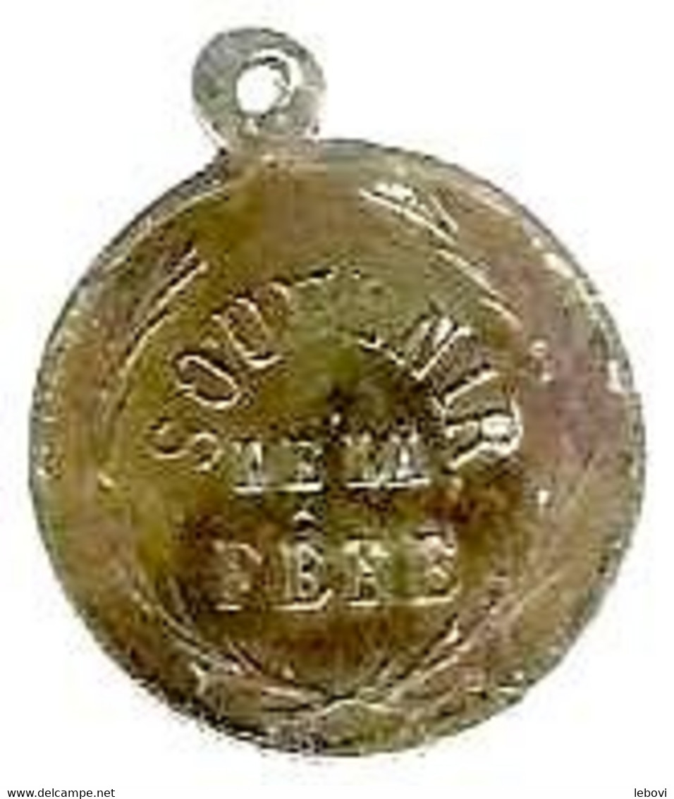Médaille – Avers : « ALBERT I ROI DES BELGES » - Revers : « SOUVENIR/DE LA/FETE» - Turistici