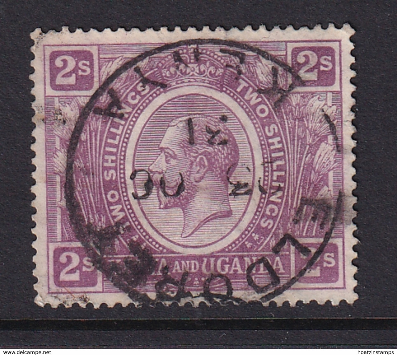 Kenya & Uganda: 1922/27   KGV    SG88    2/-     Used - Kenya & Uganda