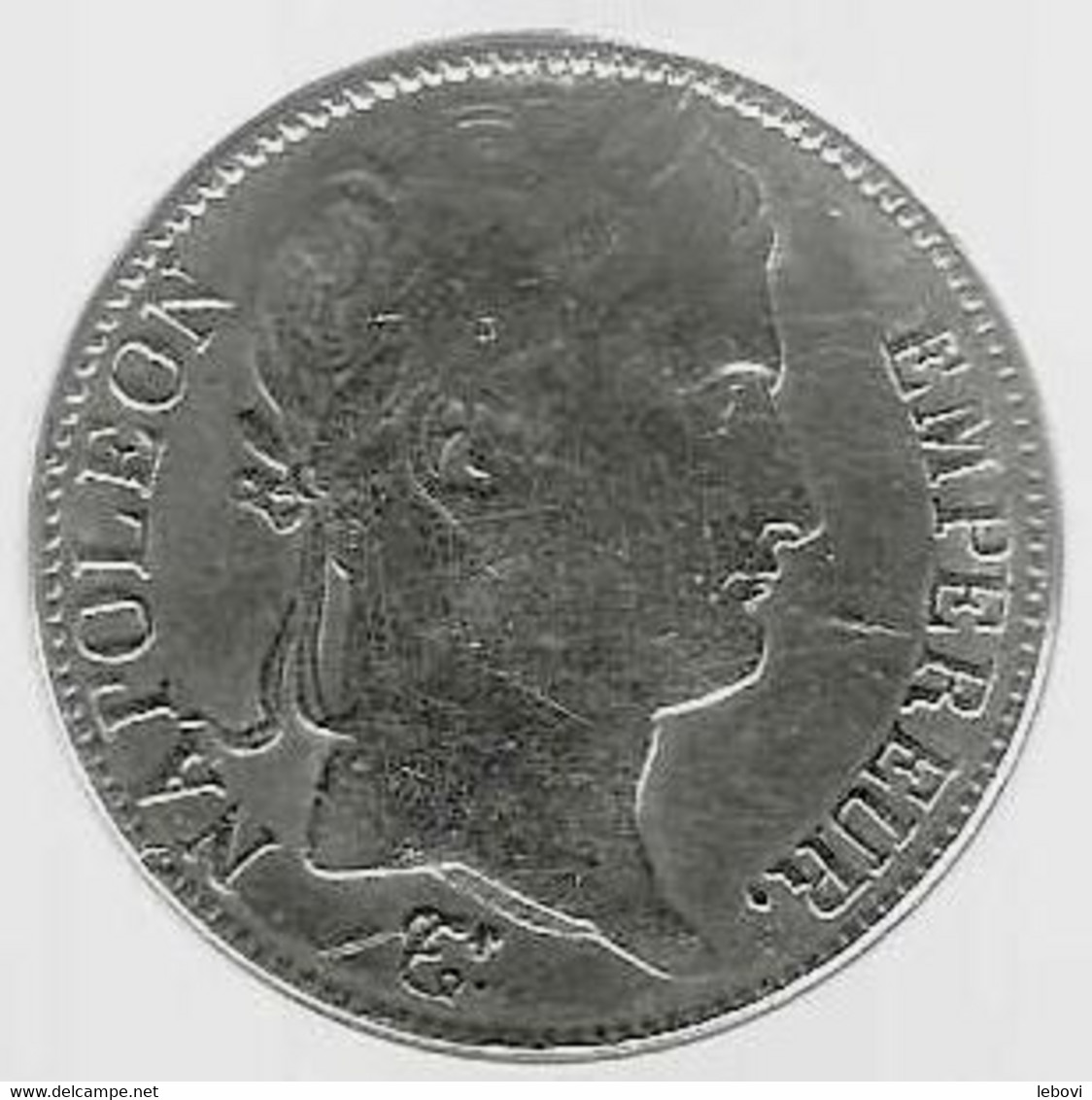 (France) Jeton Monétaire : Avers « NAPOLEON EMPEREUR » - Revers « EMPIRE FRANCAIS/5 FRANCS/18012 H - Royal / Of Nobility