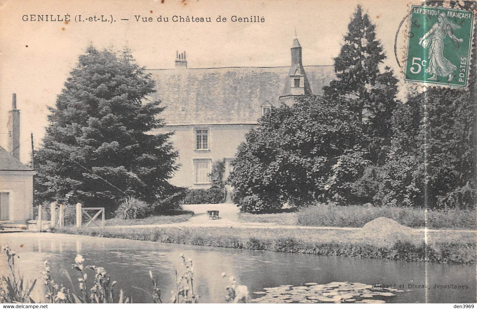 GENILLE (Indre-et-Loire) - Vue Du Château - Genillé