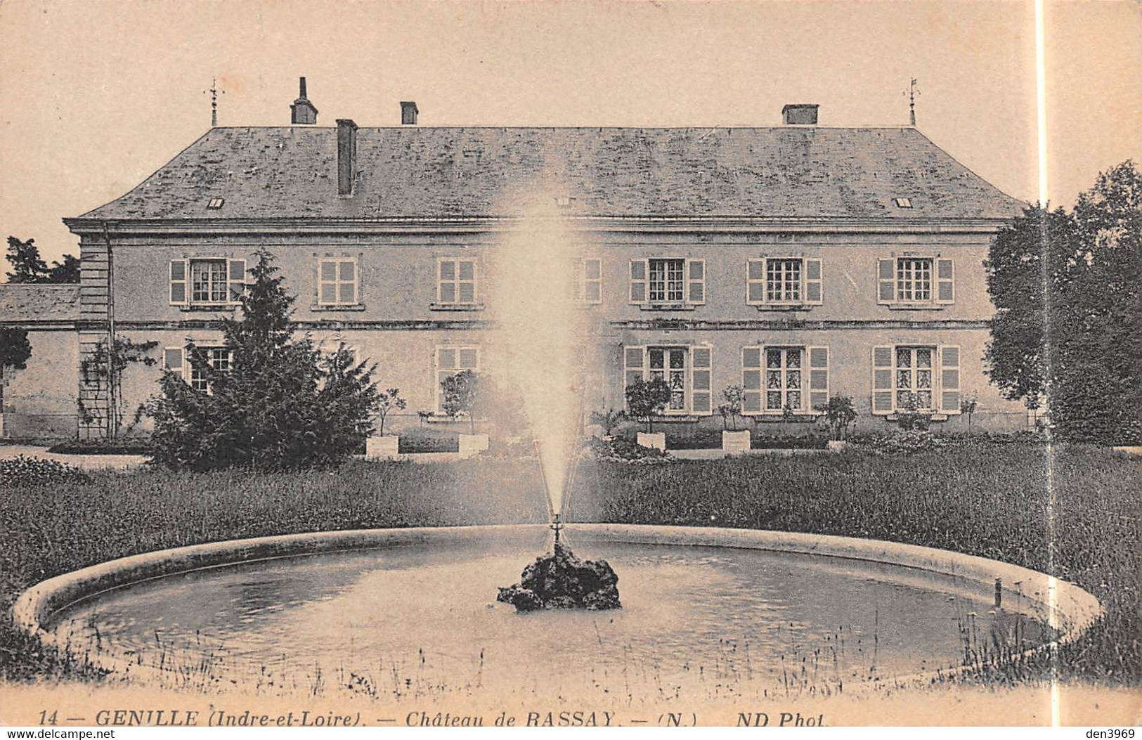 GENILLE (Indre-et-Loire) - Château De Rassay - Bassin - Genillé