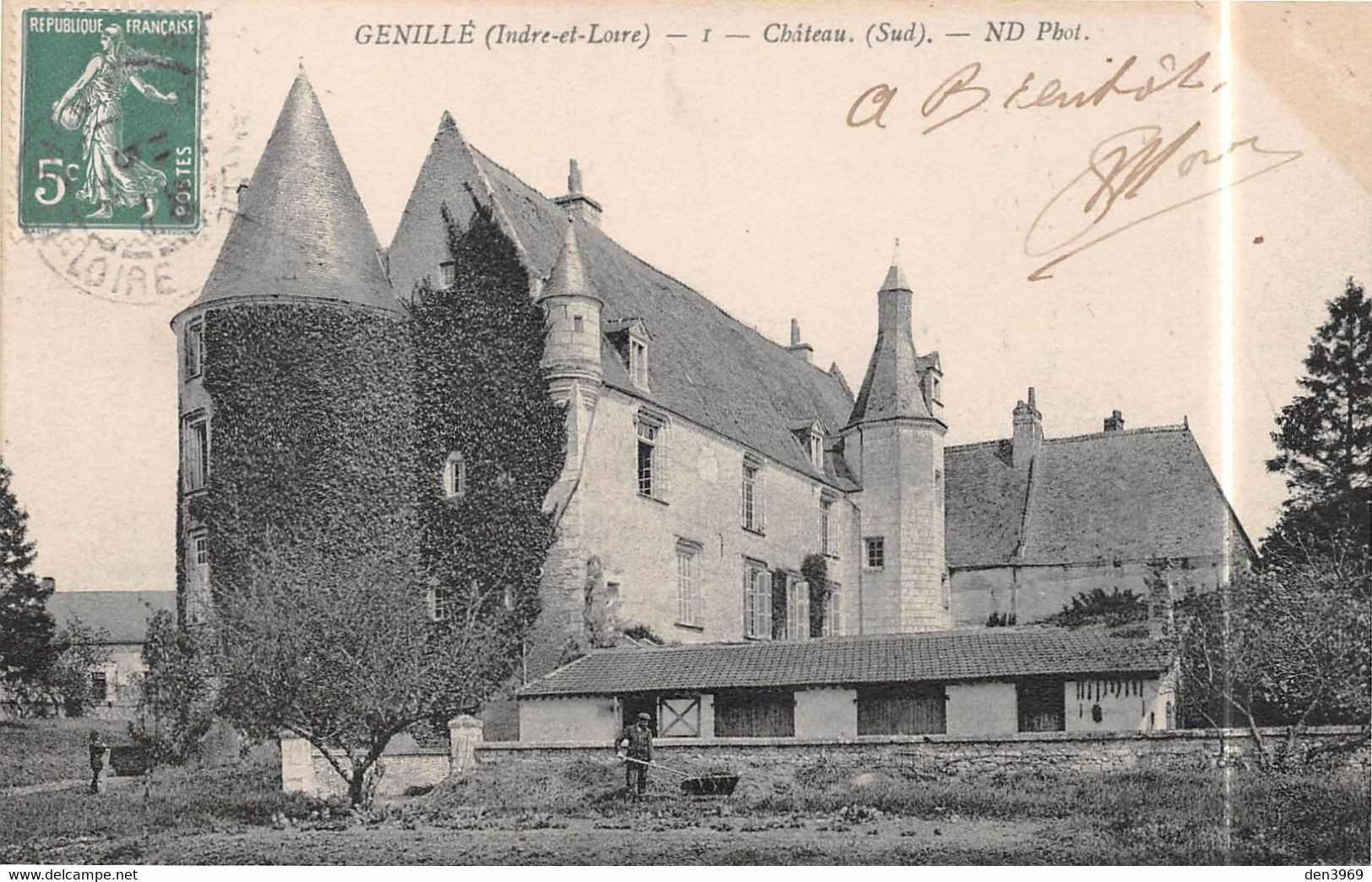 GENILLE (Indre-et-Loire) - Château (Sud) - Genillé